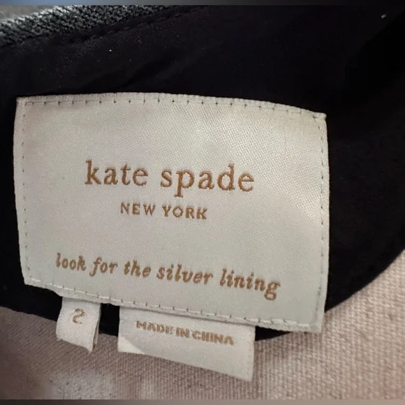 KATE SPADE DRESS SALE!!!! Kate Spade ♠️ NY Magdalena Gray Ponte Dress Sz 2 - Picture 11 of 16